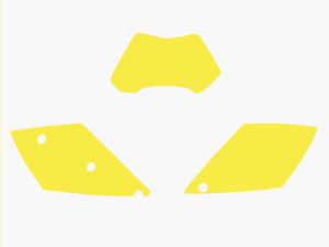 Blackbird numeropohjat kelt KTM EXC 05-07