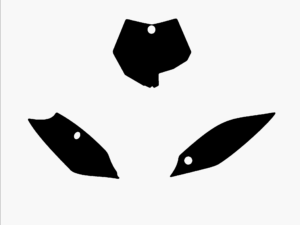 Blackbird numeropohjat musta SX85 13-15