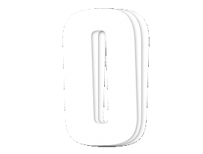 Blackbird kilpanumerot valkoinen 3kpl/srj 16x7,5cm #0