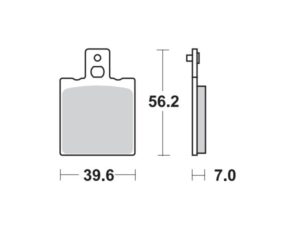 Moto-Master Jarrupalat RoadPRO Sinter taakse