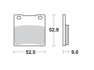 Moto-Master Jarrupalat RoadPRO Sinter taakse