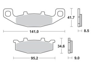 Moto-Master Jarrupalat RoadPRO Ceramic
