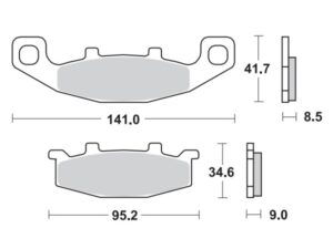 Moto-Master Jarrupalat RoadPRO Ceramic
