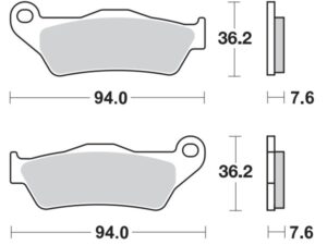 Moto-Master Jarrupalat RoadPRO Ceramic
