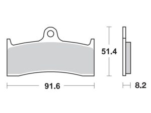 Moto-Master Jarrupalat RoadPRO Sinter eteen