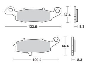 Moto-Master Jarrupalat RoadPRO Ceramic