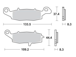 Moto-Master Jarrupalat RoadPRO Ceramic