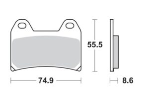 Moto-Master Jarrupalat RoadPRO Ceramic