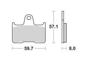 Moto-Master Jarrupalat RoadPRO Sinter taakse