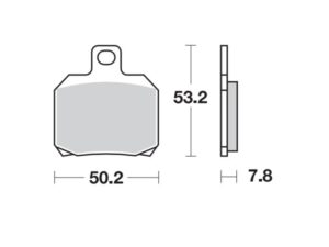 Moto-Master Jarrupalat RoadPRO Sinter taakse
