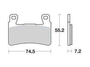 Moto-Master Jarrupalat RoadPRO Sinter eteen