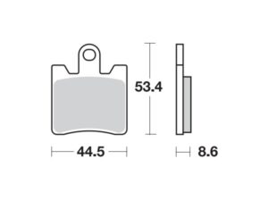 Moto-Master Jarrupalat RoadPRO Sinter eteen