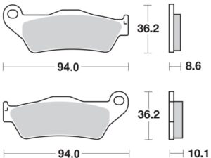 Moto-Master Jarrupalat RoadPRO Ceramic