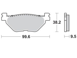 Moto-Master Jarrupalat RoadPRO Sinter taakse
