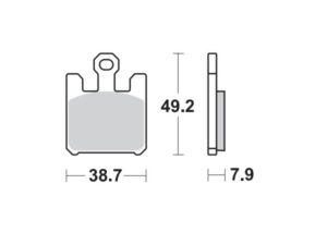 Moto-Master Jarrupalat RoadPRO Sinter eteen