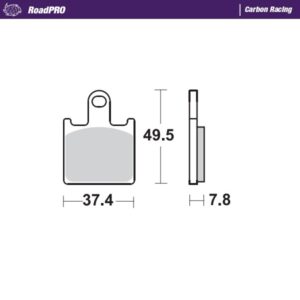 Moto-Master Jarrupalat RoadPRO Carbon Racing