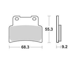 Moto-Master Jarrupalat RoadPRO Sinter eteen