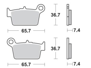 Moto-Master Jarrupalat RoadPRO Ceramic