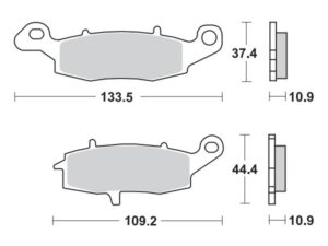 Moto-Master Jarrupalat RoadPRO Ceramic