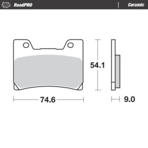 Moto-Master Jarrupalat RoadPRO Ceramic