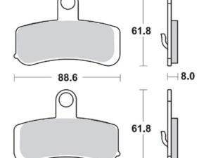 Moto-Master Jarrupalat RoadPRO Sinter eteen