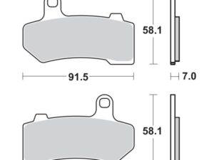 Moto-Master Jarrupalat RoadPRO Sinter eteen