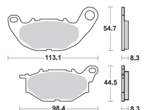 Moto-Master Jarrupalat RoadPRO Sinter eteen