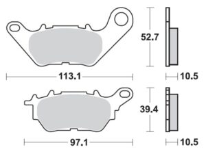 Moto-Master Jarrupalat RoadPRO Ceramic