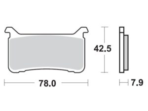 Moto-Master Jarrupalat RoadPRO Sinter eteen