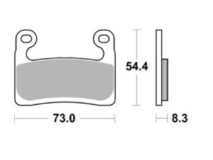 Moto-Master Jarrupalat RoadPRO Sinter eteen