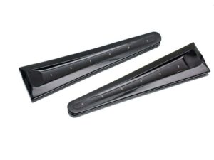 Puig Triangular Hub Cap Based Black. Blue Leds