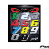 Puig Number 8 115Mm. C/Yellow 5 Units