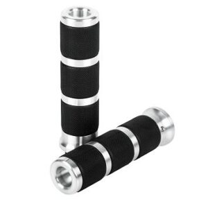 Handgrips for Ø 25 mm (1'')  handlebars Chrome