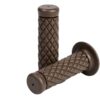 Handgrips, Cafe style, Brown  for Ø 22 mm (7/8")