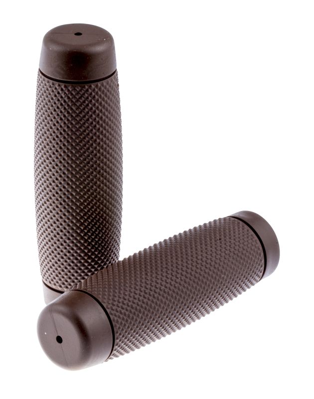 Handgrips Diamond cut Brown for Ø 22 mm (7/8")