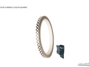 Puig Rim Strip 6 Meters+Aplicator C/Checkered Flag