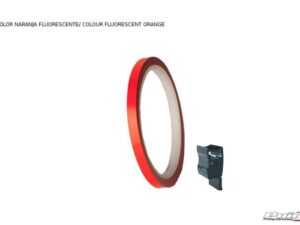 Puig Rim Strip 6 Meters+Aplicator C/Orange Fluorescent