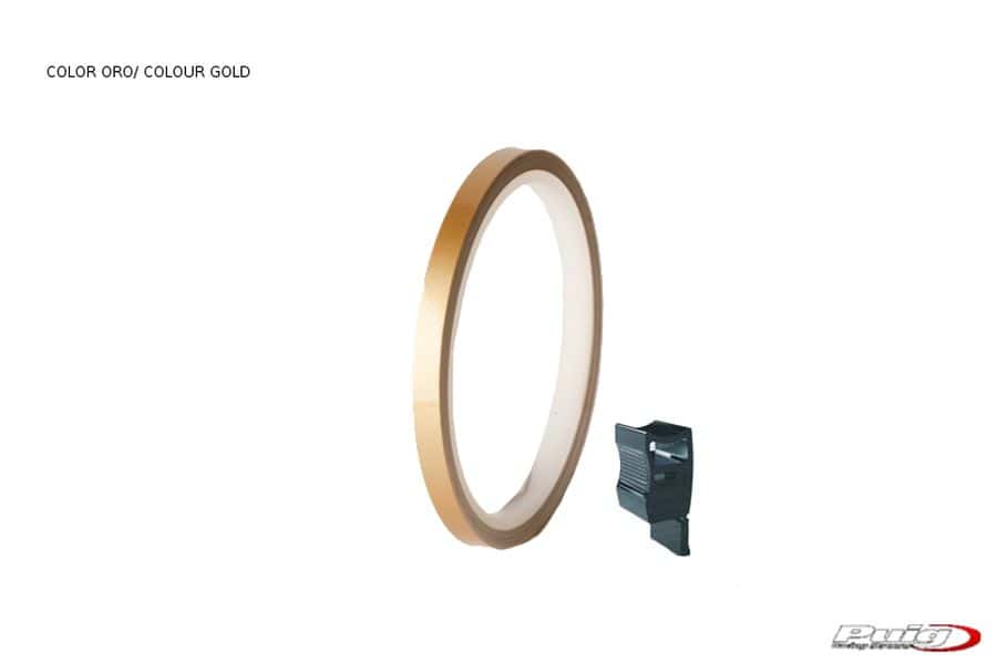 Puig Rim Strip 6 Meters+Aplicator C/Gold Bronze