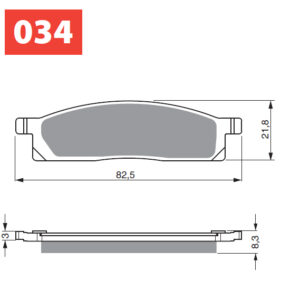 GOLDFREN Jarrupalat 034 Ceramic Carbon S33