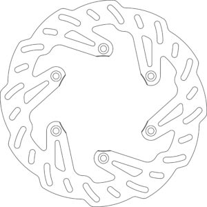 GOLDFREN jarrulevy taka KX125/250 89-02,KX500 89-,KLX6