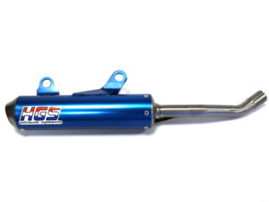 HGS Äänenvaimennin 2T Racing KTM 125/150 19-, TC125 19- Sininen