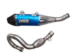 HGS Täysputkisto 4T new design KTM450SX-F 19- Sininen