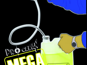 Pro-Clean MEGA SPRAY Spray munstycke  m pitkä Sisäkumi för 5L Dunk