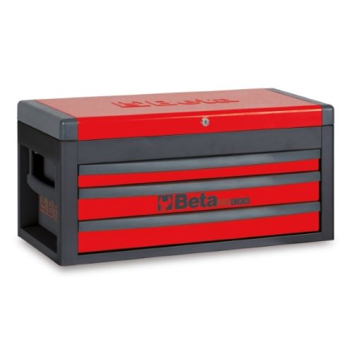 BETA Rsc22-R-Portable Tool Chest 3 Drawers Red