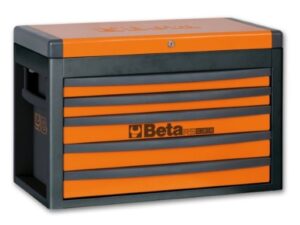 BETA Rsc23-O-Portable Tool Chest 5 Drawers Orange