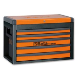 BETA Rsc23-O-Portable Tool Chest 5 Drawers Orange