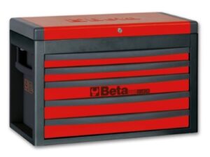 BETA Rsc23-R-Portable Tool Chest 5 Drawers Red