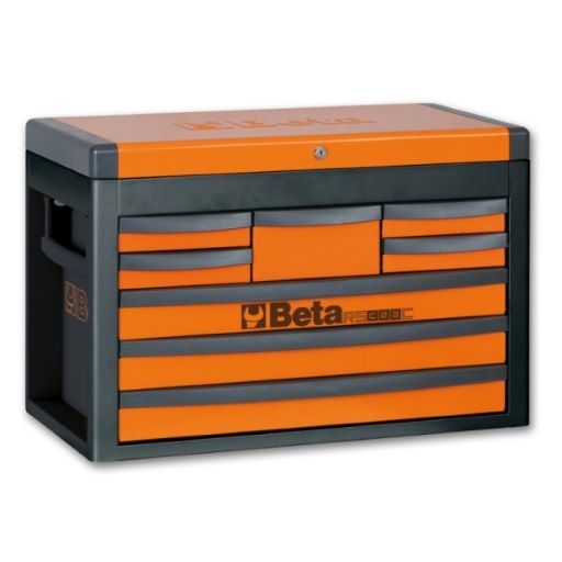 BETA Rsc23C-O-Portable Tool Chest 8 Drawers Orange