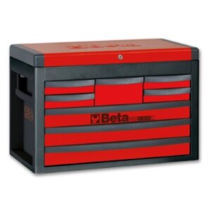 BETA Rsc23C-R-Portable Tool Chest 8 Drawers Red