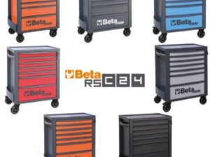 BETA Rsc24/7-A-Mobile Roller Cab 7 Drawers Dark Grey